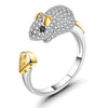 Zodiac Ring, Sterling Silver Ring, Female Ring, Natal Year Ring