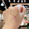 Sterling Silver Lovebird Necklace Swan Clavicle Model