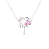 Women's Fashion Zircon Love Necklace
