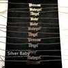 Old English Alphabet Angel Babygirl Princess Necklace