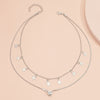 Necklace Star Pentagram Pendant Diamond Necklace Clavicle Chain