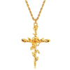 December Flower Necklace Cross Necklace Three-dimensional Vacuum