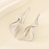 Fashion Horseshoe Lotus Women's Earrings Ethnic