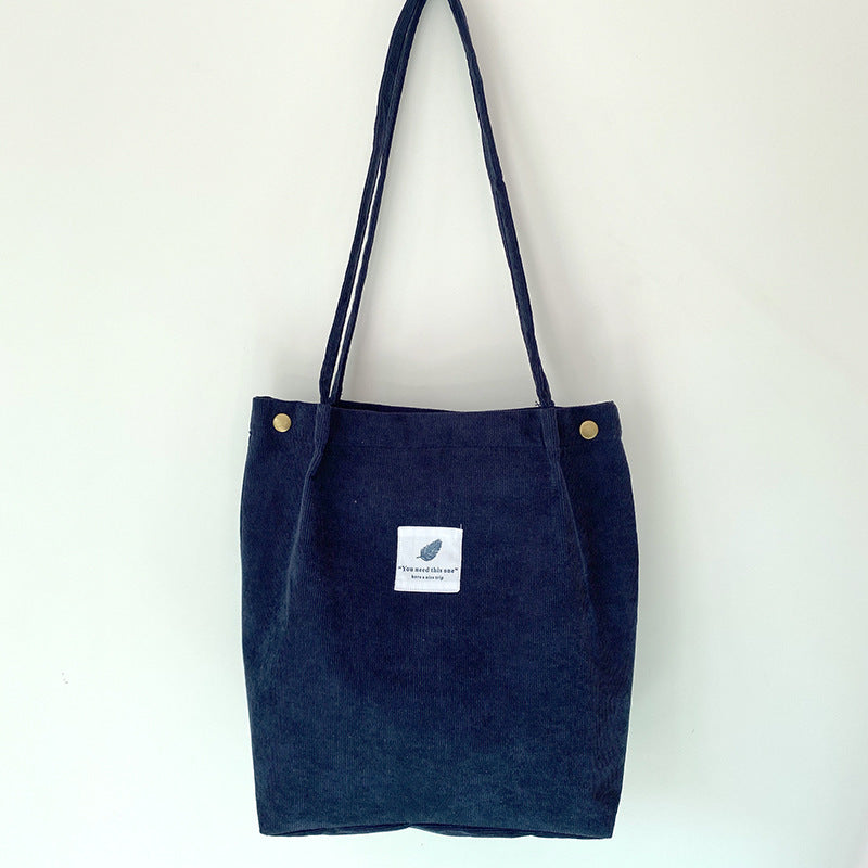 Source Manufacturers Korean Version Of The Trend Of Thickened Diagonal Canvas Ladies Bags