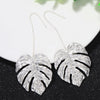 Fashion Simple Petal Lotus Leaf Punk Earrings