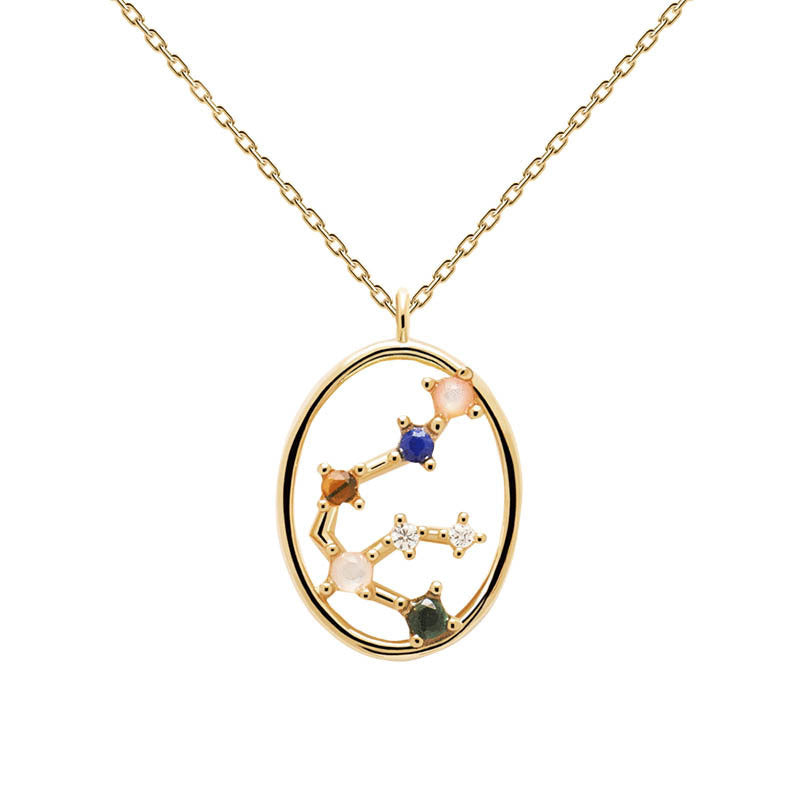 Necklace Ins Twelve Constellation Necklace Women's Exquisite Niche