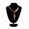 Leaf Feather Necklace