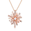 Christmas snowflake necklace