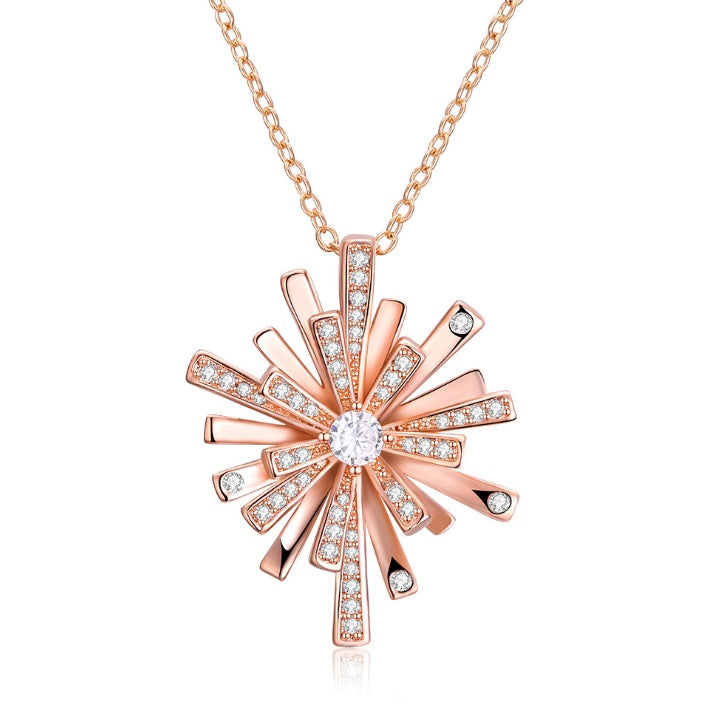 Christmas snowflake necklace