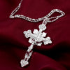Crucifix pendant necklace