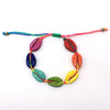 Ocean wind color alloy beach shell bracelet