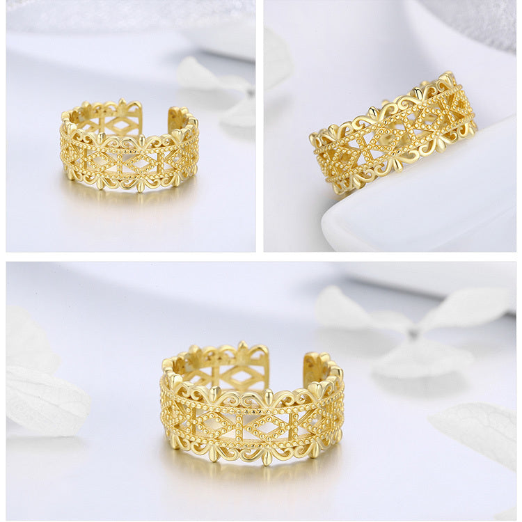 Adjustable 925 Sterling Silver Ring