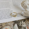 Adjustable geometric ring