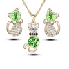 Crystal Stud Necklace