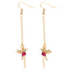 Winged Hummingbird Bird Earring Earrings