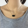 Colorful pendant necklace