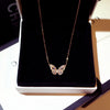 Butterfly pendant necklace