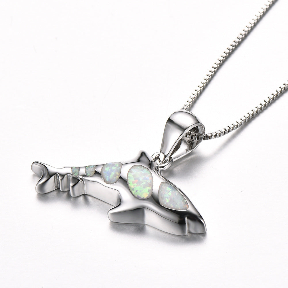 Ladies fish necklace