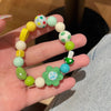 Cute LADYBIRD Beaded Bracelet Female Color