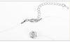 Multi-claw Diamond Zircon Pendant Necklace