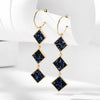 Geometric atmospheric earring