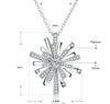 Christmas snowflake necklace