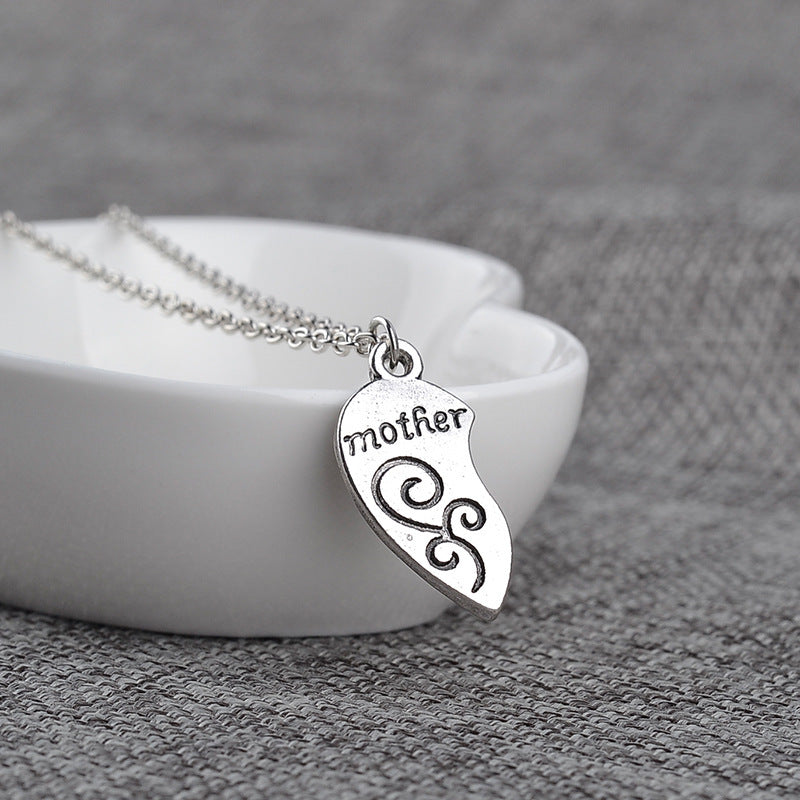 Love stitching necklace