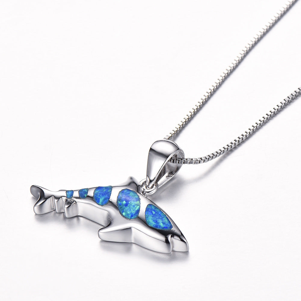 Ladies fish necklace