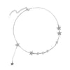 Star necklace female short clavicle necklace