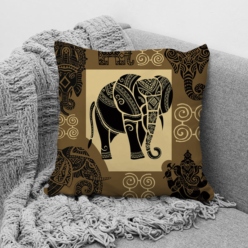 African Ethnic Style Pillow Office Waist Support Pillow