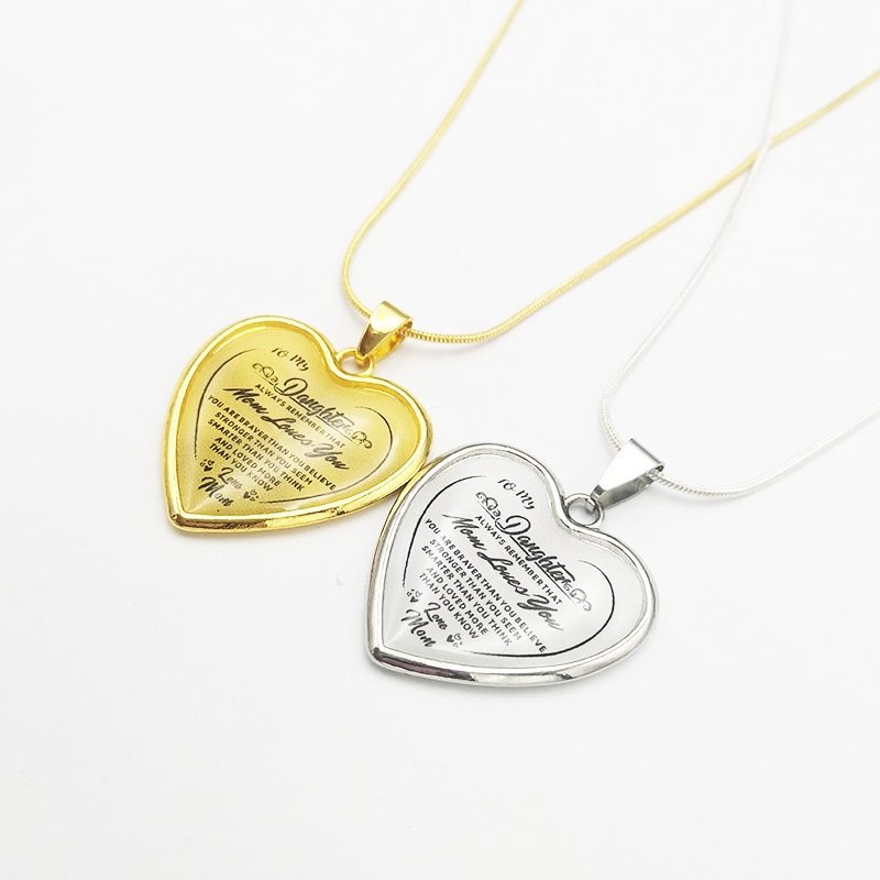 Daughter mother Necklace Princess clavicle chain