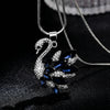 Little swan simple long necklace