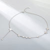Star necklace female short clavicle necklace