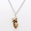 Solid heart necklace