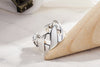 Woven Ring Glossy Wide Face XX Ring Ring