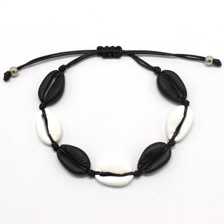 Ocean wind color alloy beach shell bracelet