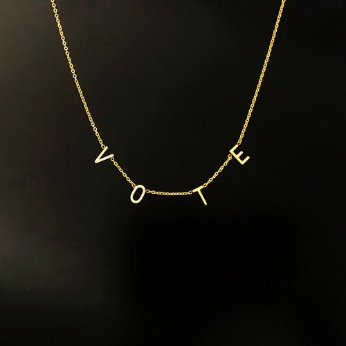 vote necklace
