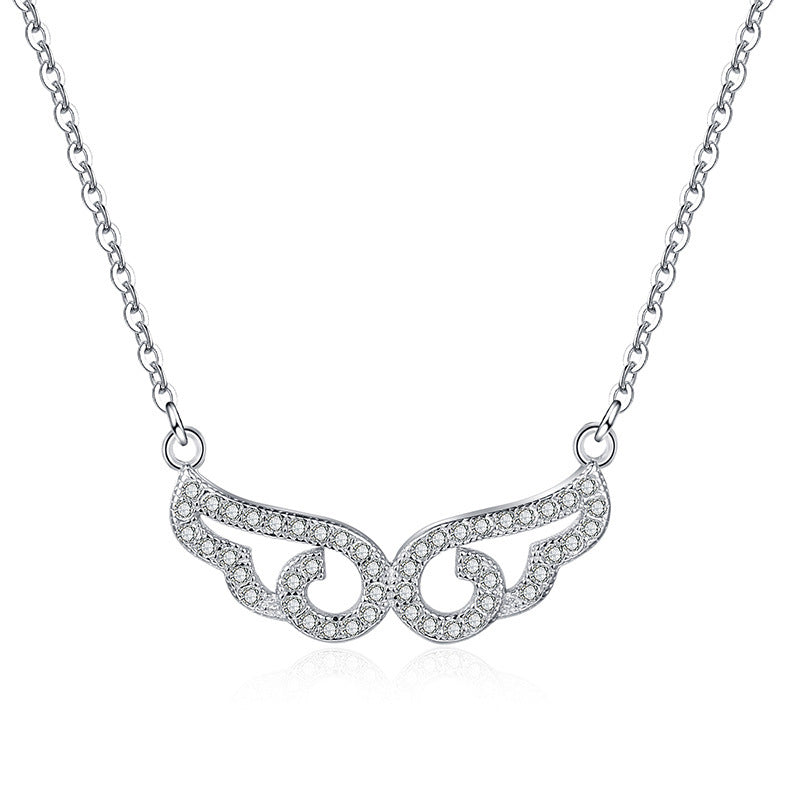Angel Wing Necklace Korean Simple Angel Wing Pendant Necklace
