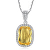 Zircon Pendant Necklace Ladies Clavicle Chain Necklace