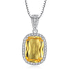 Zircon Pendant Necklace Ladies Clavicle Chain Necklace