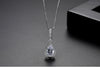 Copper set zirconium pendant necklace necklace wholesale