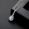 Copper set zirconium pendant necklace necklace wholesale