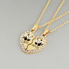 Panda Anchor Necklace With Diamond Pendant Necklace