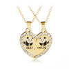 Panda Anchor Necklace With Diamond Pendant Necklace
