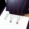 Zircon Temperament All-Match Clavicle Necklace Short Necklace