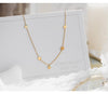 Five Small Round Necklace Clavicle Female Necklace