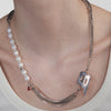 Necklace Female Niche Design Sense High-End Color-Fast Sweater Chain Autumn And Winter High-End Light Luxury Niche Necklace Necklace Europe And America