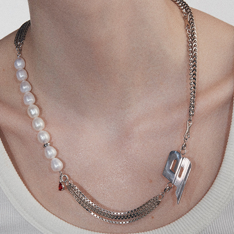 Necklace Female Niche Design Sense High-End Color-Fast Sweater Chain Autumn And Winter High-End Light Luxury Niche Necklace Necklace Europe And America