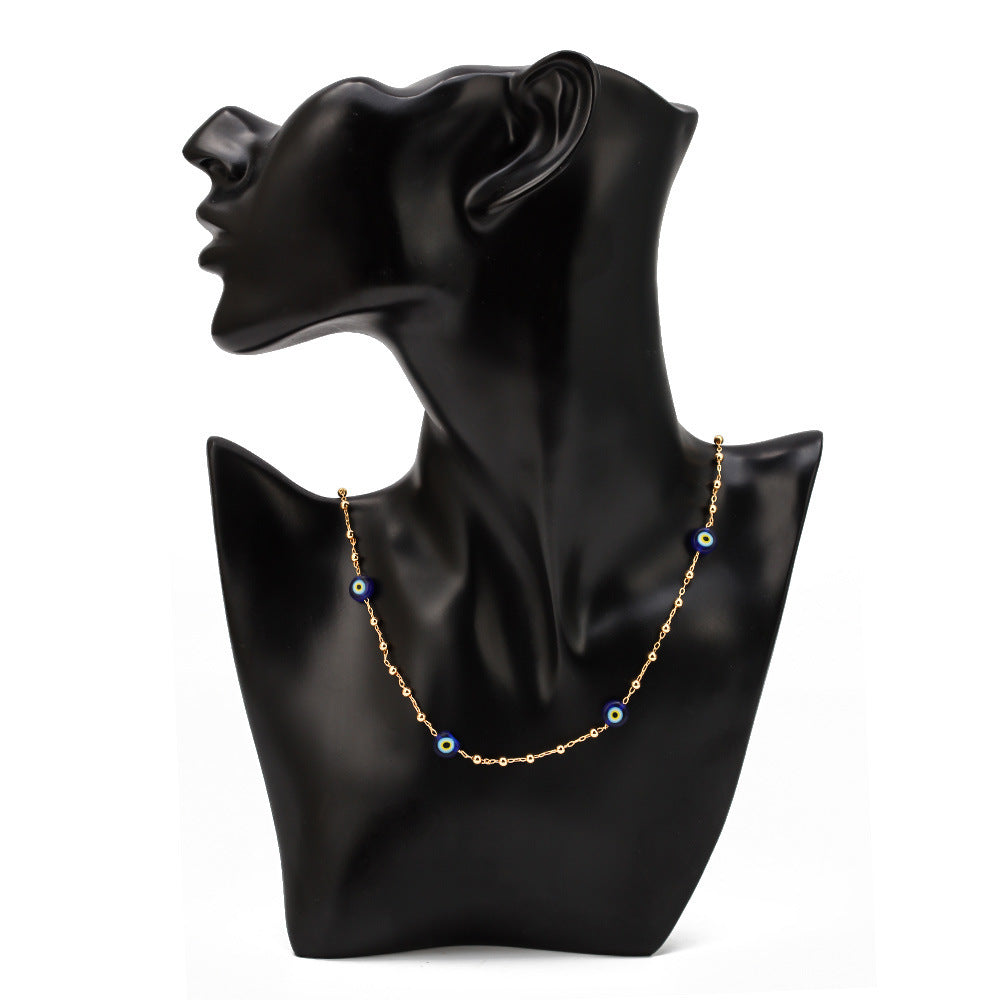 Luck Eye Necklace Female Ins Simple Necklace