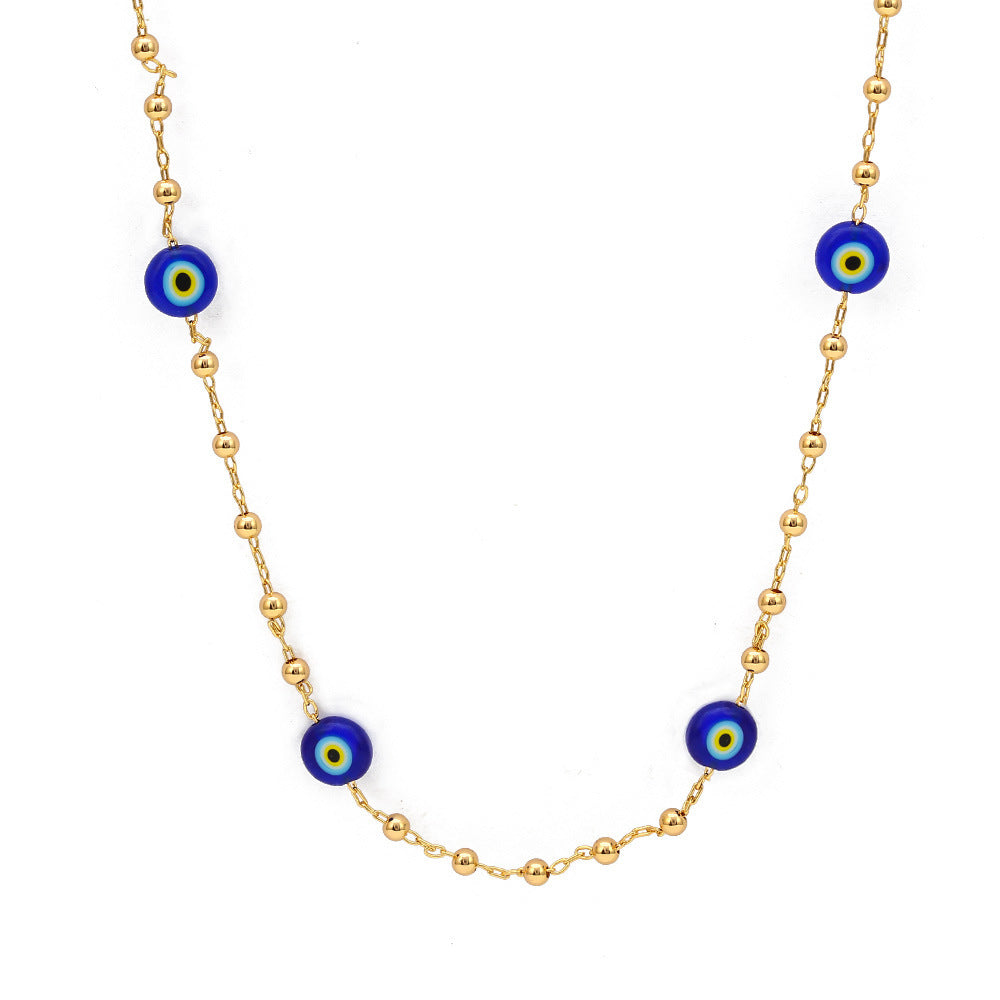 Luck Eye Necklace Female Ins Simple Necklace